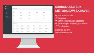 Source Code SPK Metode SAW Laravel